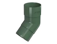 ТН ПВХ 125/82 мм, колено трубы 108°, зеленый, шт.