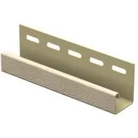 ЗОЛОТИСТЫЙ J-профиль к сайдингу колл. ТИМБЕР-БЛОК серия ЯСЕНЬ (3,05 м) 20шт/уп