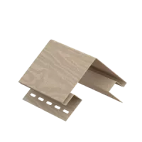 СВЕТЛЫЙ Наружный угол к сайдингу колл. ТИМБЕР-БЛОК серия КЕДР (3,05 м) 5шт/уп