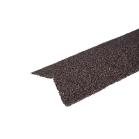 Планка карнизная с гранулятом ТехноНиколь (Коричнево-серый) /1,25м/