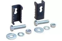 Крепление кронштейна на фальц Grand Line RAL 7024 (комплект)