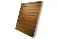 Профнастил С8А 0,4 Print Premium с пленкой Golden Wood
