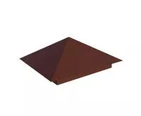 Колпак на столб классический 390х390 RAL 8017