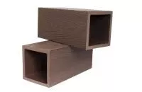 Столб из ДПК POLIVAN 3D 125х125х2900 мм (Светло-коричневый)