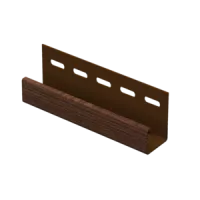 СИБИРСКАЯ J-профиль к сайдингу колл. ТИМБЕР-БЛОК серия ЕЛЬ (3,05 м) 20шт/уп