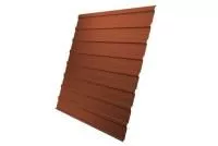 Профнастил С10A Grand Line 0,5 Velur с пленкой RAL 8004 терракота