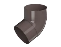 ТН МАКСИ 152/100 мм, колено трубы 67°, коричневый, шт.