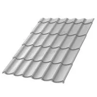 Металлочерепица МЕТАЛЛ ПРОФИЛЬ Ламонтерра (ПЭ-01-9006-0.5)