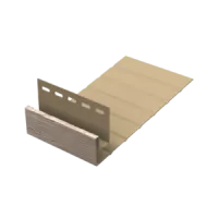 НАТУРАЛЬНЫЙ J-фаска ветровая к сайдингу колл. ТИМБЕР-БЛОК серия ДУБ (3,05 м) 10шт/уп