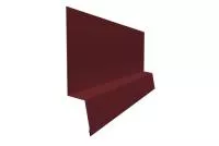 Планка начальная фальц 0,45 Drap RAL 3005 красное вино