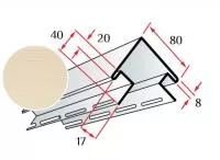 Угол наружный «Аляска», sand (песочный)
