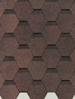 Гибкая черепица EUROPA, КАРАТ, Коричневый