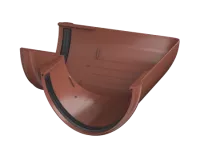 ТН ПВХ 125/82 мм, угол желоба 90°, красный, шт.