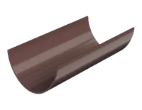 ТН ПВХ 125/82 мм, водосточный желоб пластиковый (1,5 м), коричневый, шт.