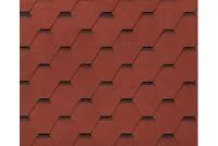 RoofShield черепица Фемили Лайт Стандарт (3м2) Красный с оттенением