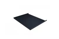 Фальц двойной стоячий 0,5 Satin Matt с пленкой на замках RAL 7024 мокрый асфальт