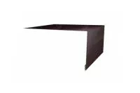 Планка околооконная простая 250х50 0,4 PE с пленкой RAL 8017 шоколад