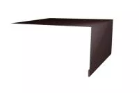 Планка околооконная простая 200х75 0,45 PE с пленкой RAL 8017 шоколад