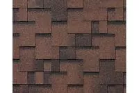 RoofShield черепица Фемили Эко Лайт Модерн (3м2) Коричневый с оттенением