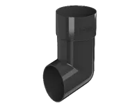 ТН ПВХ 125/82 мм, слив трубы, черный, шт.