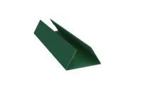 Планка стыковочная составная нижняя 0,45 PE с пленкой RAL 6005 зеленый мох