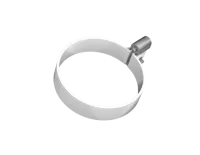 ТН МАКСИ 152/100 мм, хомут трубы, снежно-белый, шт.