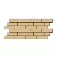 Термосайдинг Кирпич Жёлтый 925х438х40 мм