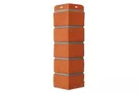 Угол Grand Line Состаренный кирпич Design терракотовый со швом RAL 7006