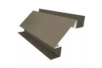 Угол внутренний сложный 75мм 0,45 PE с пленкой RAL 1015 светлая слоновая кость