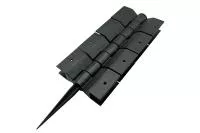 Шарнир для клумбы Holzhof 30*300мм, пластик черный