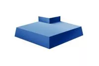 Угол отлива внешний 250 0,45 PE с пленкой RAL 5002 ультрамариново-синий