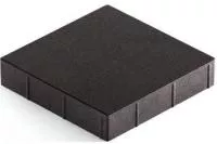 Тротуарная плитка Steingot Практик 60 из серого цемента с полным прокрасом квадрат черная 300х300х60 мм