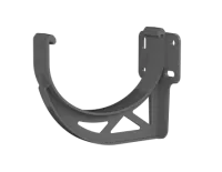 ТН ОПТИМА 120/80 мм, кронштейн желоба пластиковый, серый, шт.