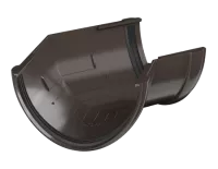 ТН ПВХ 125/82 мм, угол желоба 135°, темно-коричневый, шт.