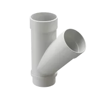 Тройник 45˚ LUX, пломбир