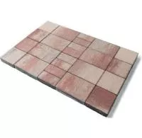 Тротуарная плитка Braer Мозаика Color Mix Фламинго мультиформат