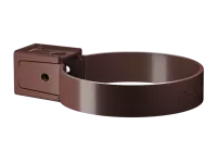 Хомут универсальный для водосточной трубы PREMIUM, шоколад