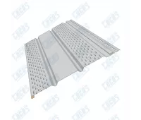 БЕЛЫЙ Софит к сайдингу ПЕРФОРАЦИЯ ПО БОКАМ (3050 х 305 мм) 17шт/уп=15,8м? TECOS