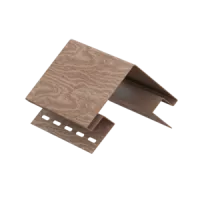 НАТУРАЛЬНЫЙ Наружный угол к сайдингу колл. ТИМБЕР-БЛОК серия КЕДР (3,05 м) 5шт/уп