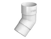 ТН ПВХ 125/82 мм, колено трубы 108°, белый, шт.