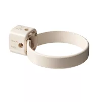 Хомут универсальный для водосточной трубы LUX, латте