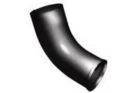 Колено стока Grand Line 90 мм RAL 9005 черный