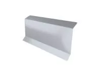 Планка примыкания в штробу 20х65х15 RAL 9003 сигнальный белый 2м