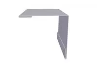 Угол внешний 110х110 0,7 PE с пленкой RAL 7004 сигнальный серый