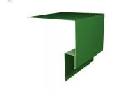 Планка околооконная сложная (Блок-хаус, Экобрус) Grand Line 250х75х25 0,45 PE с пленкой RAL 6002 лиственно-зеленый