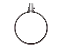 ТН МАКСИ 152/100 мм, хомут трубы, коричневый, шт.