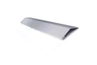 Планка стартово-финишная (Блок-хаус, Экобрус) Grand Line 0,45 PE RAL 9006 бело-алюминиевый