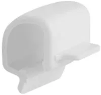 Клипса, ПВХ, серия Стандарт, цвет Белый