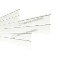 Сайдинг МЕТАЛЛ ПРОФИЛЬ Lбрус-XL-14х335 (ПЭ-01-9010-0.45)