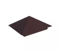 Колпак на столб классический 390х390 RAL 8019